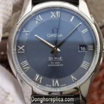 Đồng hồ nam Omega mặt mỏng Sapphire máy Thụy Sỹ