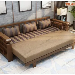 Top 7 mẫu sofa giường màu nâu sang trọng ấm cúng