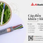 Cáp điều khiển 7 lõi Altek Kabel RVV/RVVP