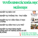 Tuyển sinh các khóa học ngắn hạn