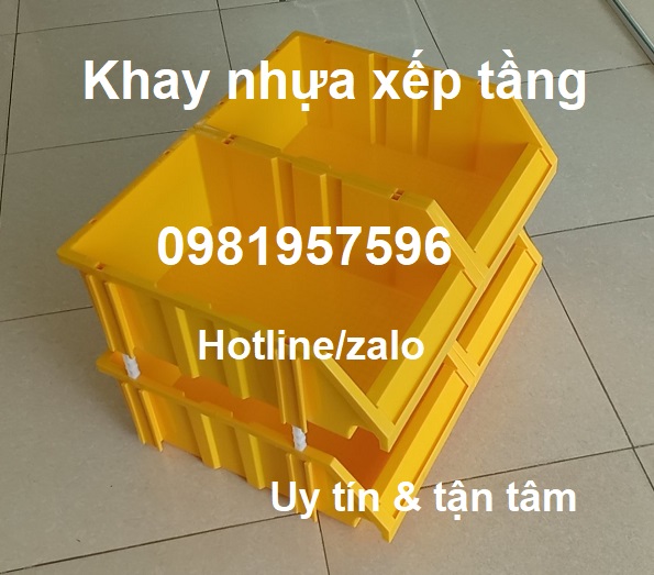 khay nhựa xếp tầng 4