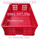 Sóng nhựa hở 1T5, sóng nhựa hở cao 15 cm, sọt nhựa đựng rau củ, sọt nhựa cao 15, sóng nhựa hở