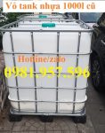 vo tank nhua 1000l cũ