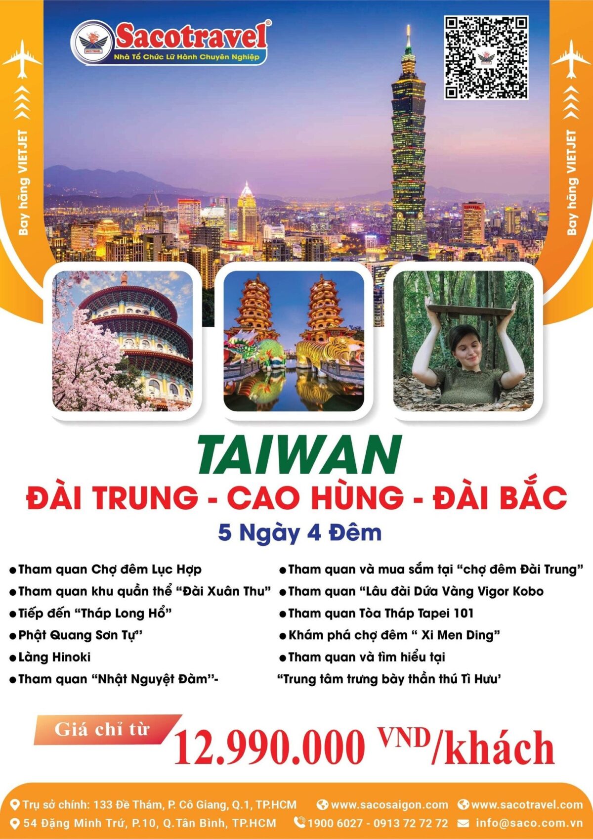 tour đài loan