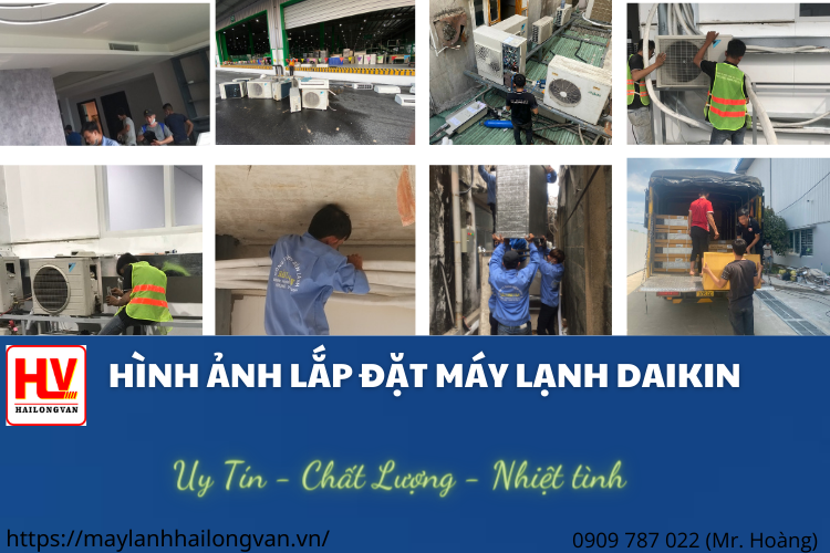 HÌNH ẢNH LẮP ĐẶT MÁY LẠNH DAIKIN