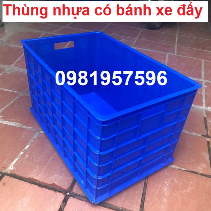 thung nhua co banh xe day