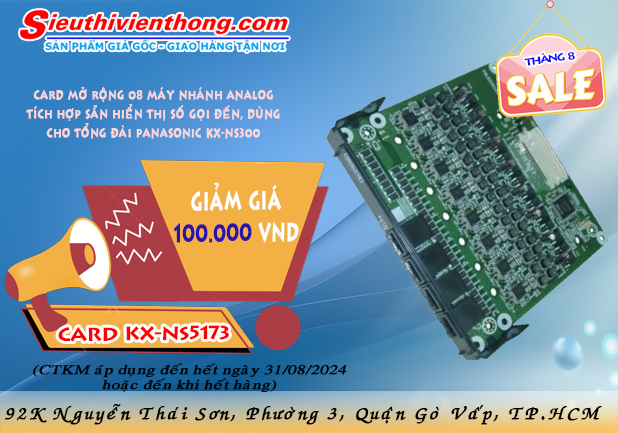 card mo rong panasonic kx ns5173