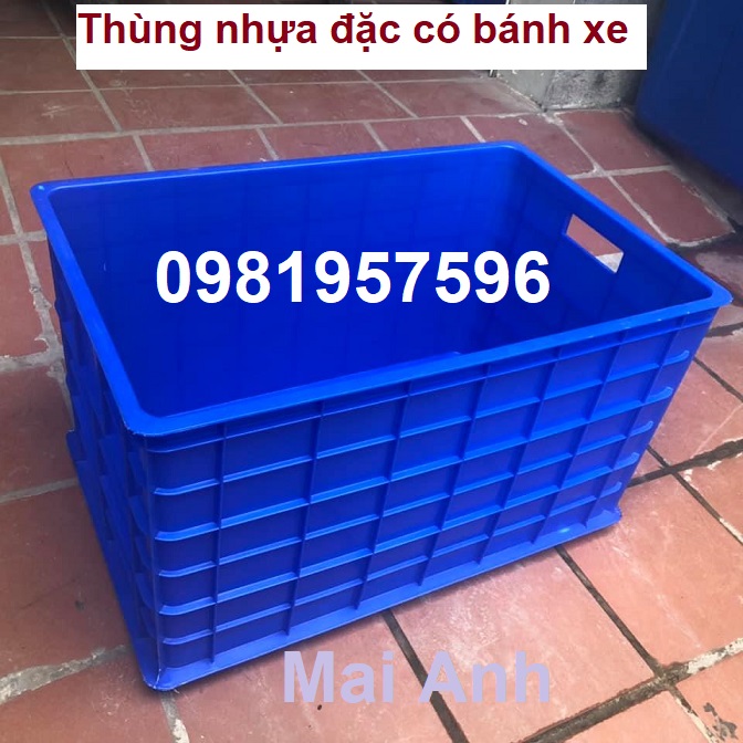 thùng nhựa có bánh xe 4