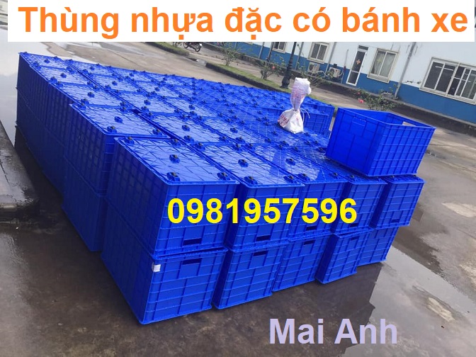 thùng nhựa có bánh xe 3