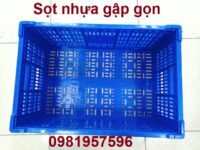 sọt nhựa gập gọn 6