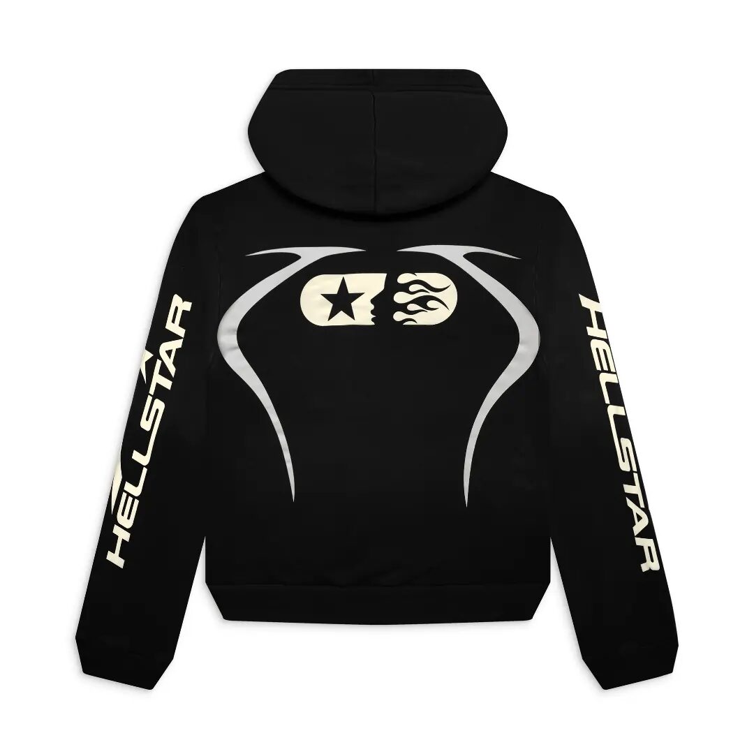 Black Hellstar Sports Jet Hoodie1