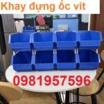 Khay nhựa đựng ốc vít, đinh, phụ kiện, linh kiện trong các nhà xưởng, nhà máy, gara