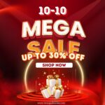 Mega Sale 10/10 – Giảm Giá Cực Sốc Tại Tiệm Quà Homies