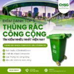 Điểm danh TOP 5 thùng rác công cộng tìm kiếm nhiều nhất hiện nay