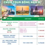 LÊN LỊCH DU LỊCH ĐẦU NĂM  - CHÙM TOUR ĐÔNG NAM Á QUÝ  1 NĂM 2025