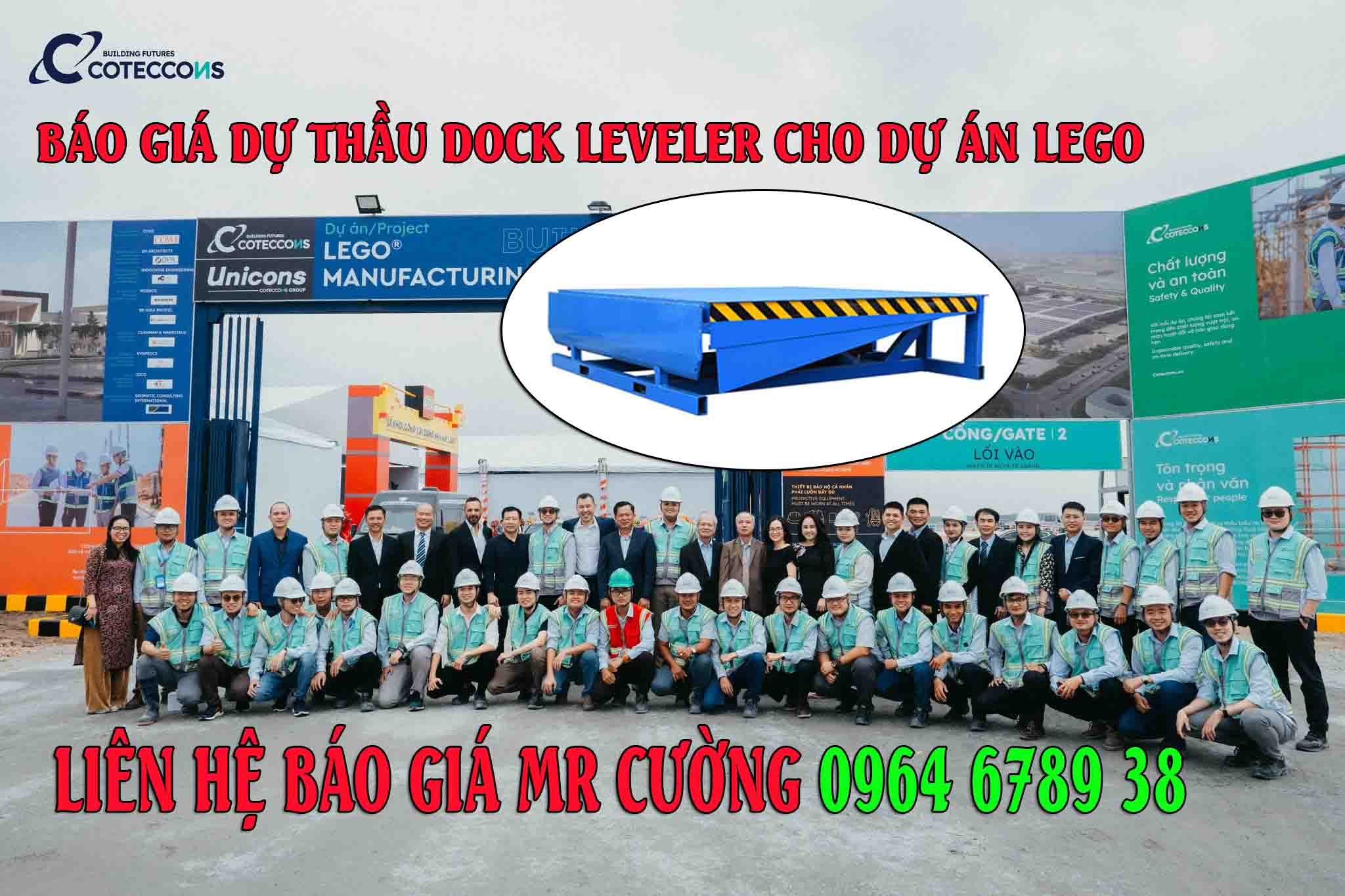 Báo giá dự thầu dock leveler cho DA Lego