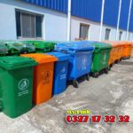 Tổng kho thùng rác công nghiệp 60l 120l 240l 660l sỉ kho