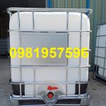 Bán Tank nhựa IBC, Bồn nhựa 1000 lít, bồn nhựa có khung sắt