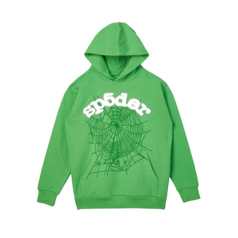 Green Spider Web Hoodie 2