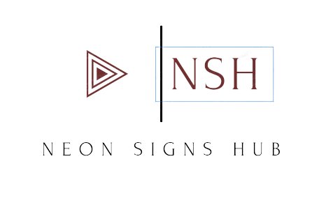 Neon sign hub logo