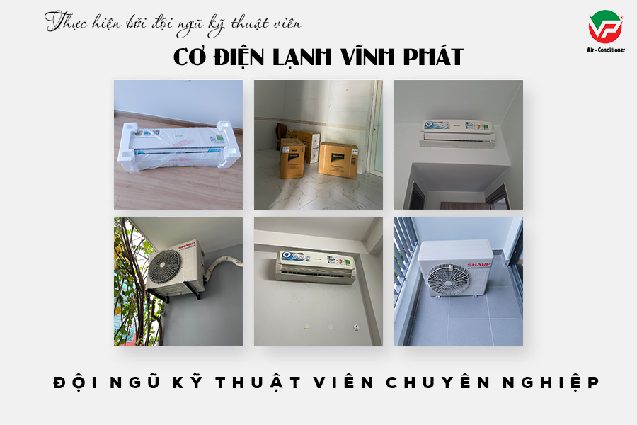 Lắp đặt máy lạnh treo tường 12