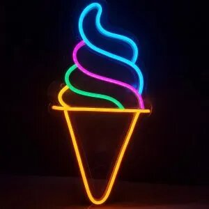 Ice cream neon sign 300x300