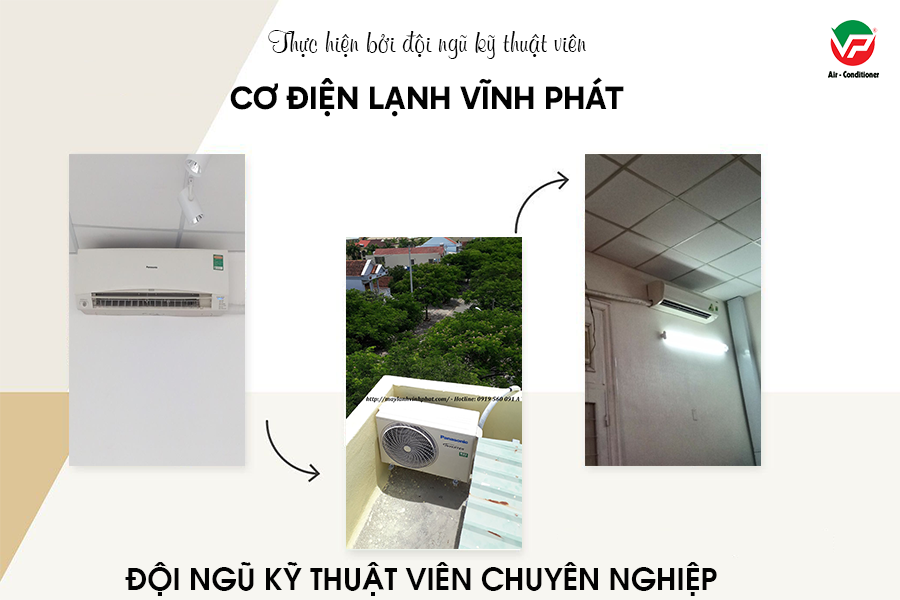 Lắp đặt máy lạnh treo tường 9