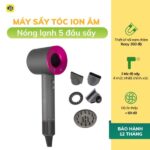 Máy sấy tóc ion âm nóng lạnh 5 đầu sấy Fido Box