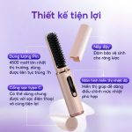 Lược điện SeeMee không dây ion âm