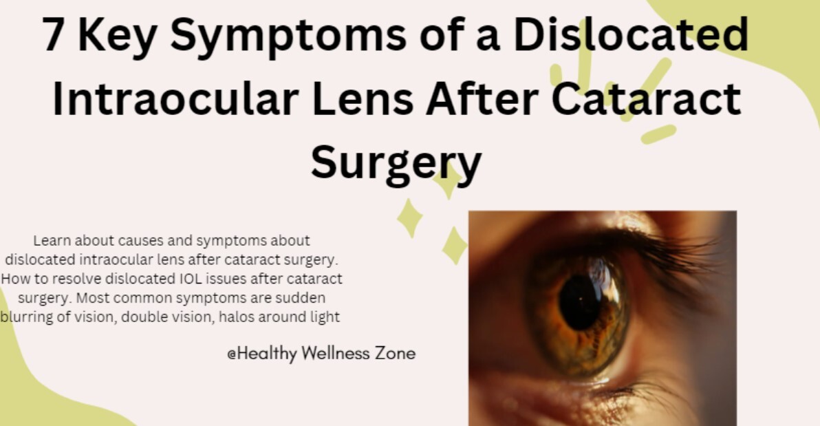 7 Key Symptoms of a Dislocated Intraocular Lens After Cataract Surgery