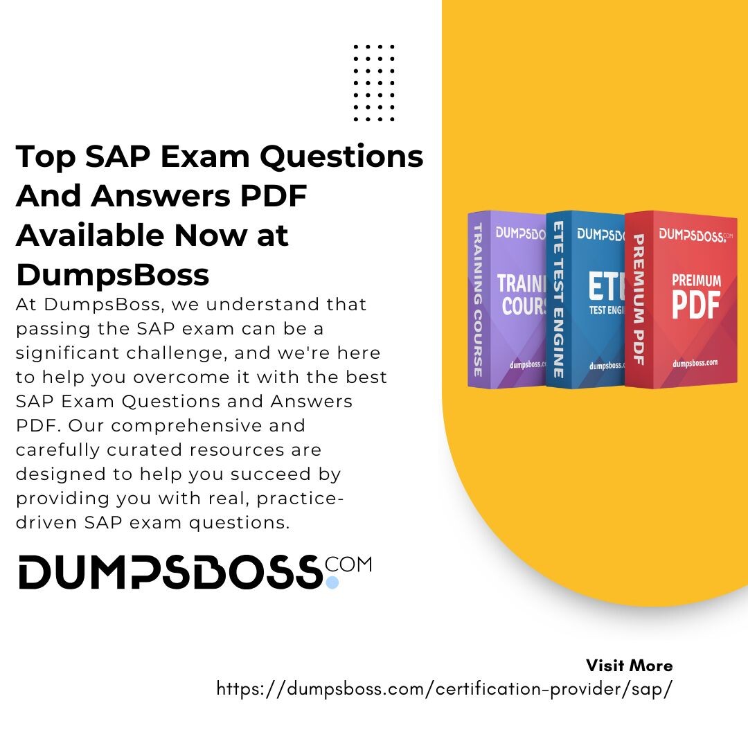 SAP Exam Questions and Answers PDF