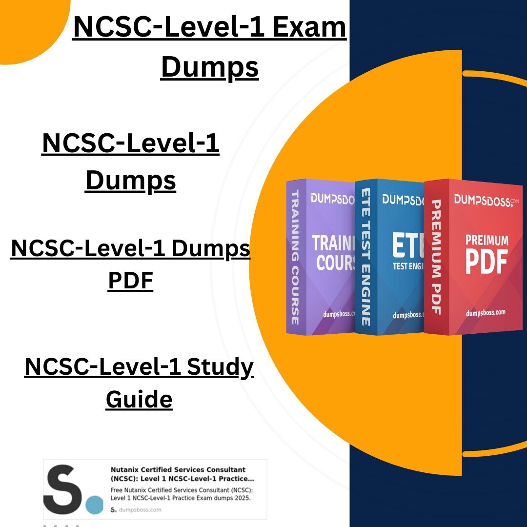 NCSC-Level-1 Study Guide