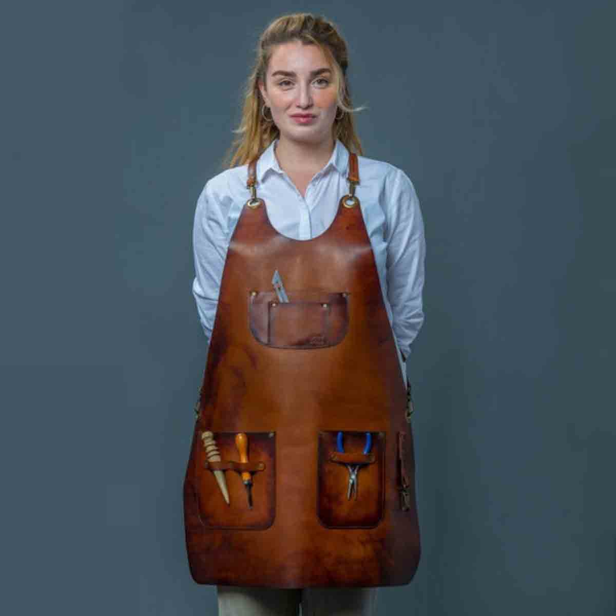 stylish-women-leather-apron