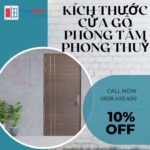 kich thuoc cua go phong tam hop phong thuy