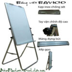 Bảng Flipchart từ Hàn Quốc viết bút lông chân inox KT 100 x 60cm