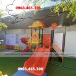 Cầu trượt trẻ em liên hoàn nhập khẩu siêu bền giá ưu đãi