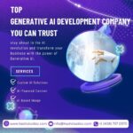 Top Generative AI Development Company You Can Trust
