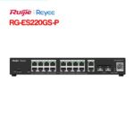 Switch POE 16 cổng Ruijie RG-ES220GS-P Gigabit – Giải pháp mạng hiệu quả cho doanh nghiệp