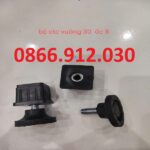 Cấu tạo bộ chân tăng chỉnh chiều cao vuông 30x30mm.