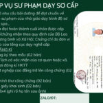 THÔNG BÁO MỞ LỚP BỒI DƯỠNG NGHIỆP VỤ SƯ PHẠM CHO  GIÁO VIÊN TRUNG HỌC PHỔ THÔNG