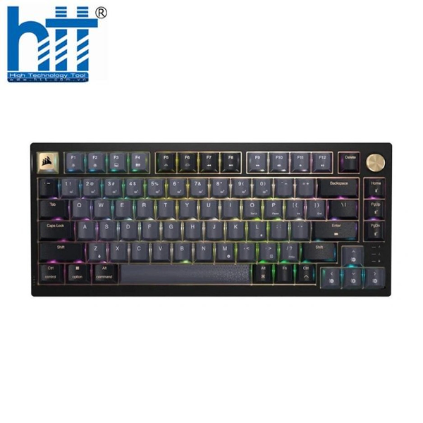 Bàn phím không dây Corsair K CSR RED BLK GLD (CH DL NA)