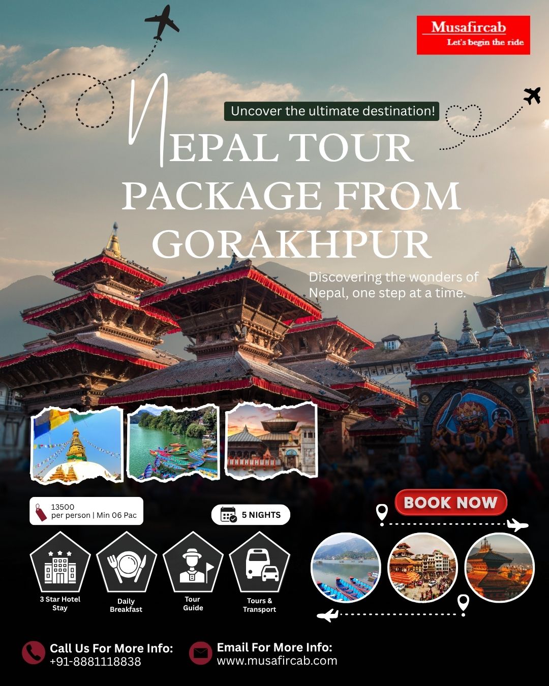 Nepal Tour Package from Gorakhpur ()