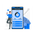finance app concept illustration