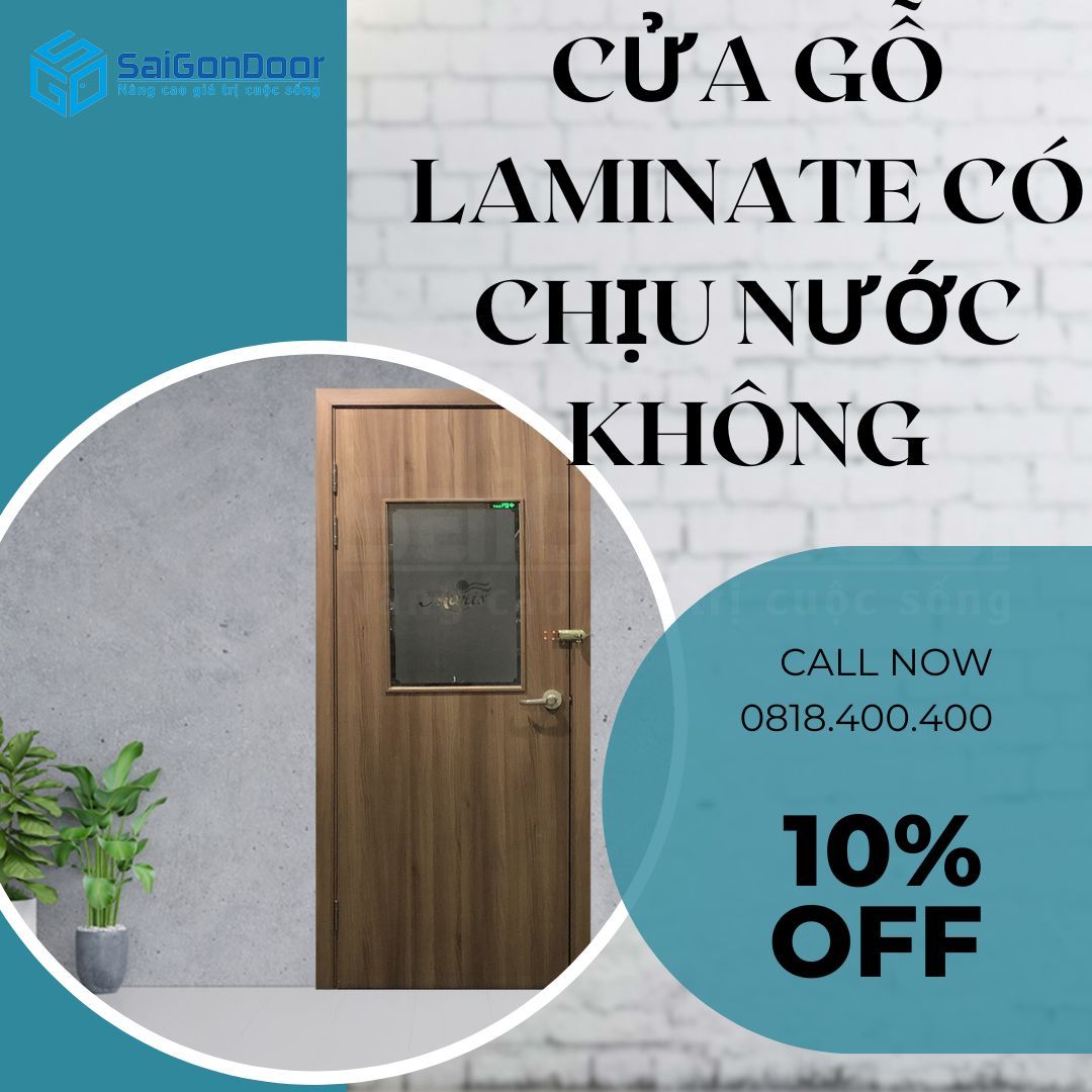 cua go laminate co chiu nuoc khong