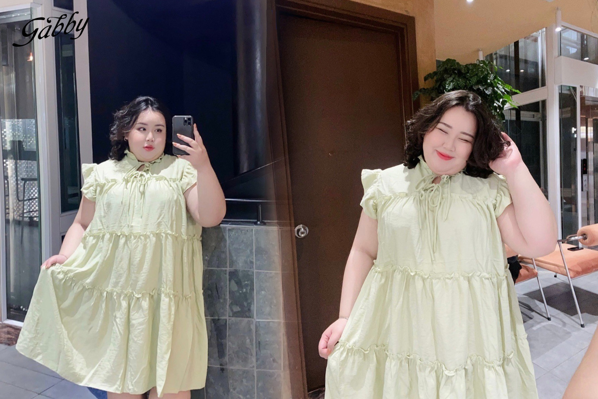 Nang tho Gabby tu tin dien dam baby doll cho nguoi map