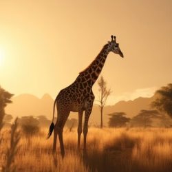 giraffe-savannah-background-safari-animal-national-park-ai-generated_755721-13716