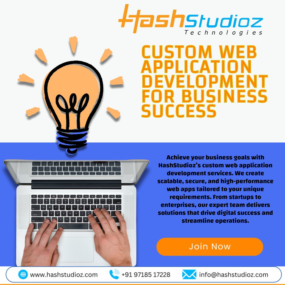 Custom Web Application Development for Business Success